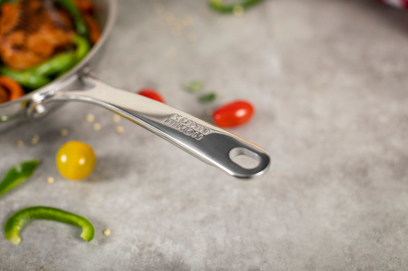 Kuhn Rikon Allround Edelstahl Bratpfanne unbeschichtet