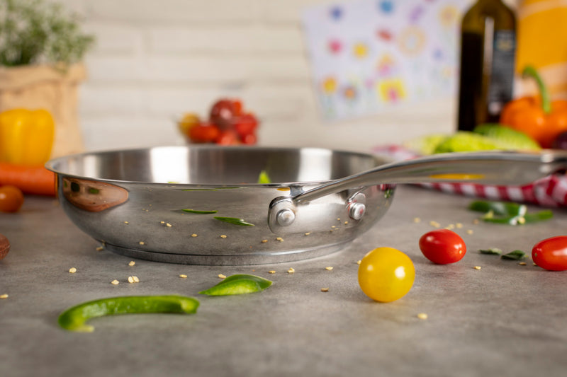 Kuhn Rikon Allround Edelstahl Bratpfanne unbeschichtet