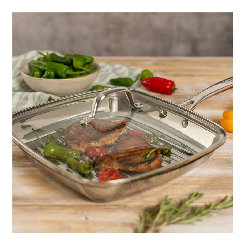 Kuhn Rikon Allround Grillpfanne unbeschichtet 27cm