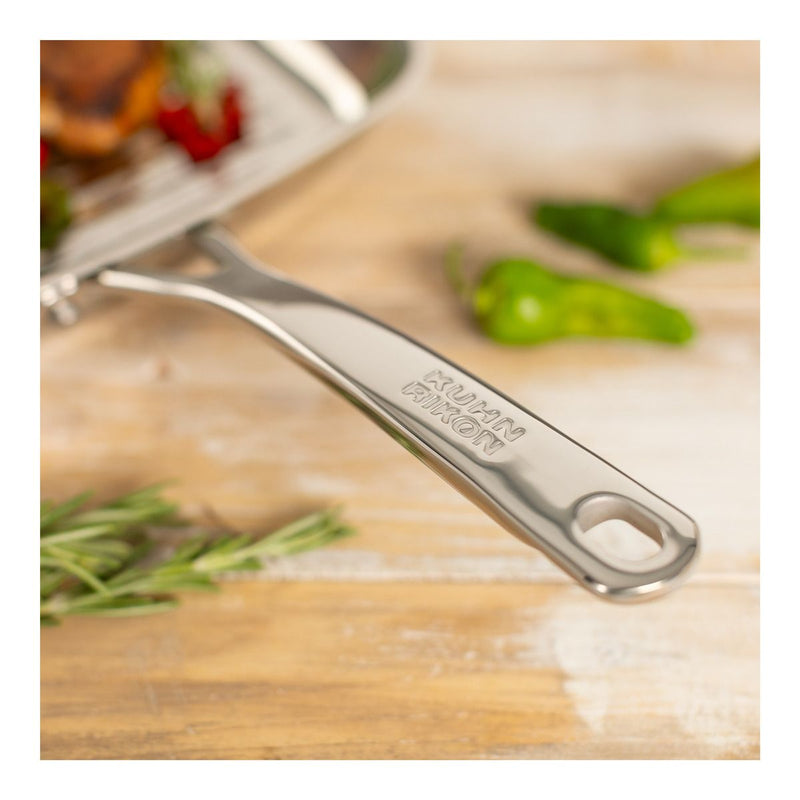 Kuhn Rikon Allround Grillpfanne unbeschichtet 27cm
