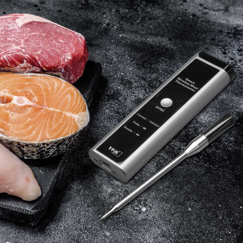 TFA Kabelloses BBQ Fleischthermometer Smart BBQ Küchen-Chef