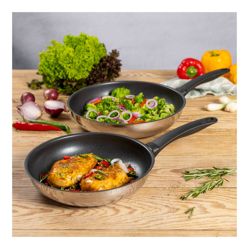 Kuhn Rikon CLASSIC Bratpfannen Set Ø 24 + 28 cm