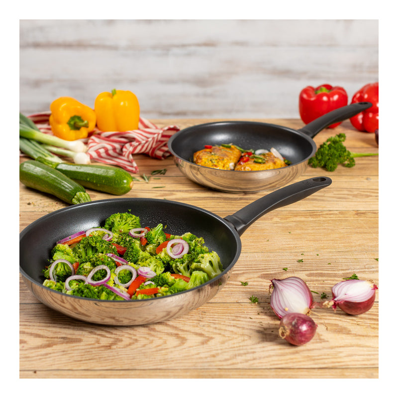 Kuhn Rikon CLASSIC Bratpfannen Set Ø 24 + 28 cm