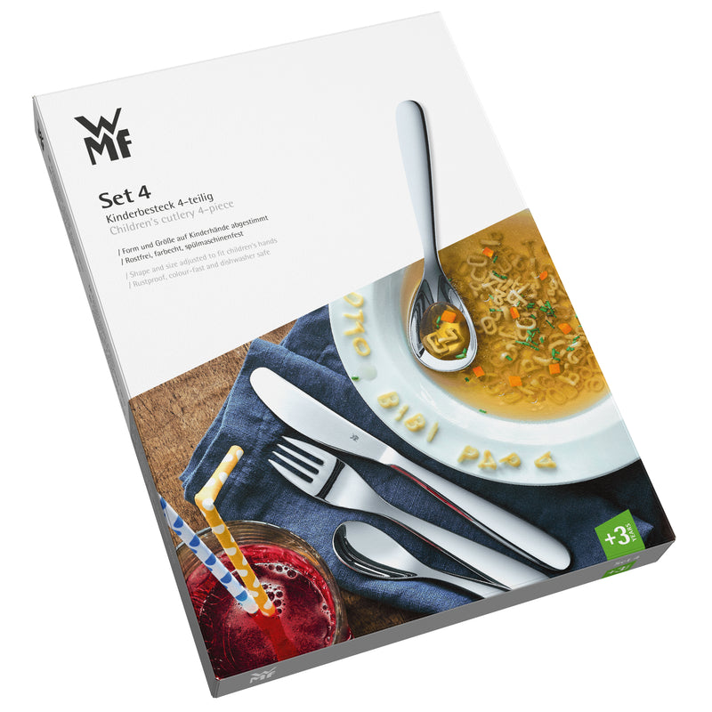 WMF Kinderbesteck Set 4 teilig Tiere