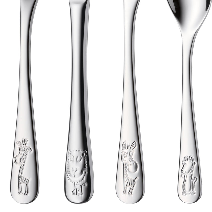 WMF Kinderbesteck Set 4 teilig Safari