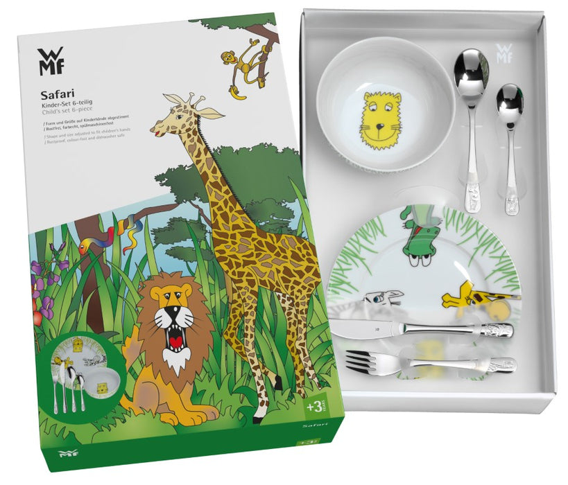 WMF Kindergeschirr-Set Safari, 6-teilig