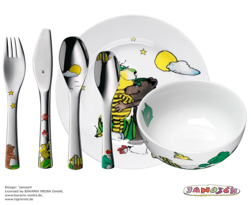 WMF Kinderbesteck Set 6 teilig Janosch