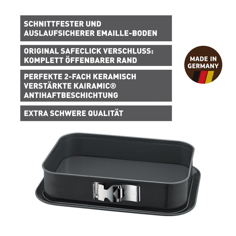 Kaiser La Forme Plus Springform eckig 35x24cm