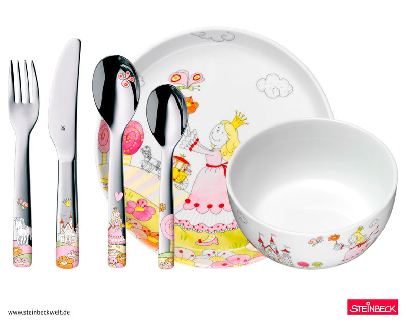 WMF Kinderbesteck Set 6 teilig Prinzessin Anneli