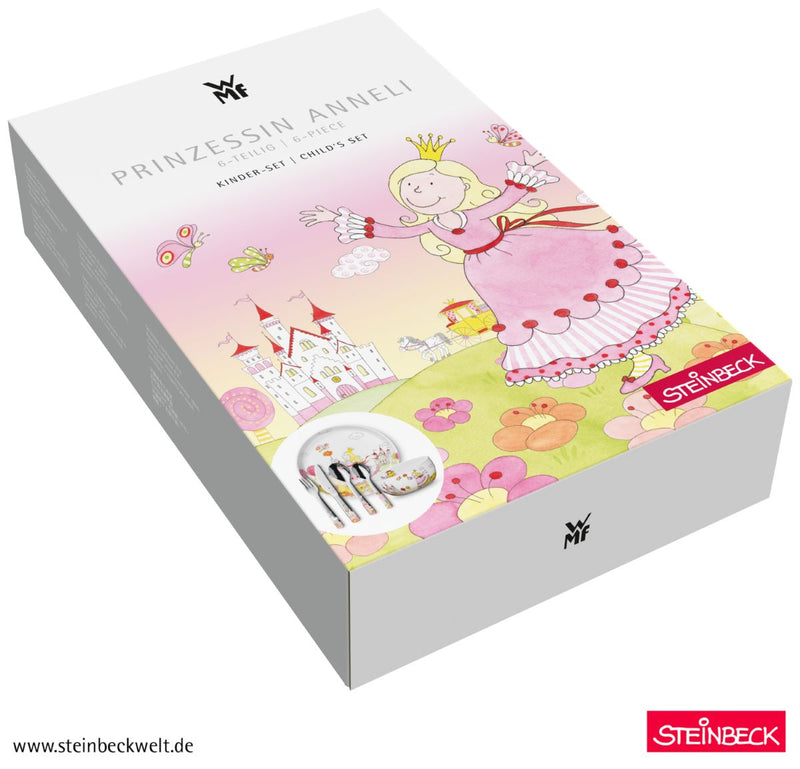 WMF Kinderbesteck Set 6 teilig Prinzessin Anneli