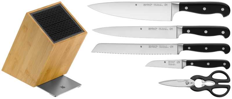 WMF top-class knife block FlexTec set with 6 pieces