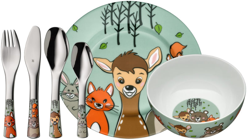 WMF children's tableware set Forest Friends, 6-piece