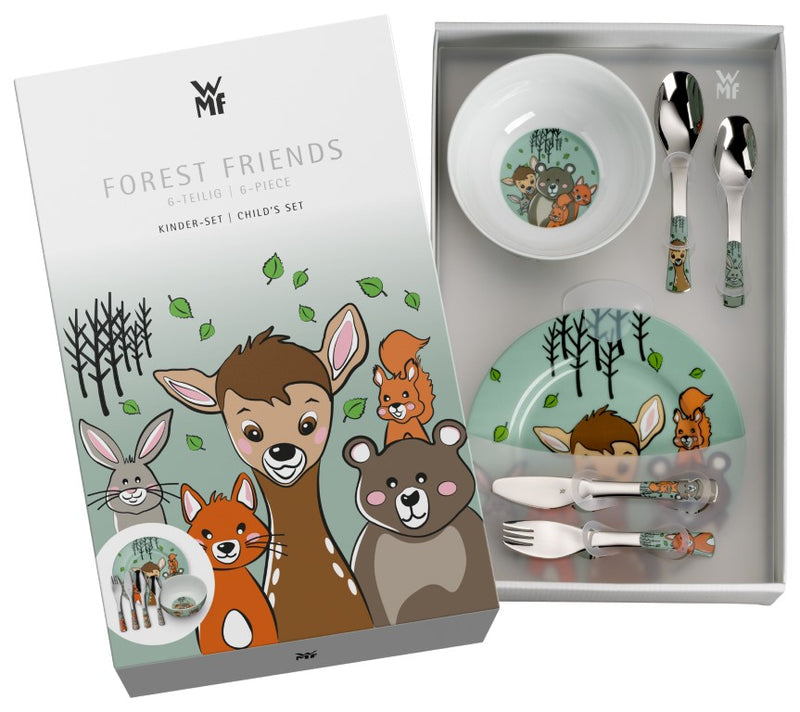 WMF children's tableware set Forest Friends, 6-piece