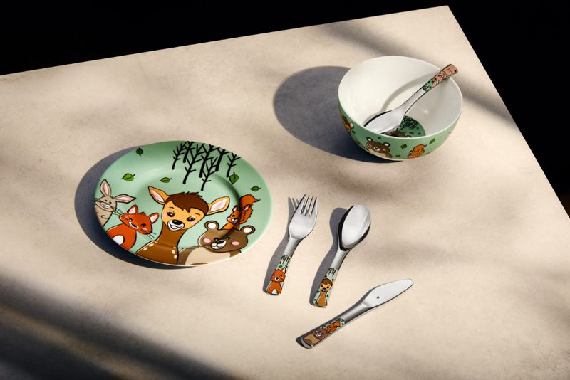 WMF children's tableware set Forest Friends, 6-piece