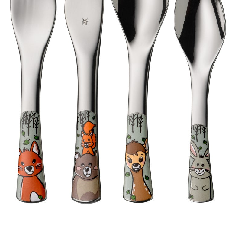 WMF children's cutlery set Forest Friends, 4-piece