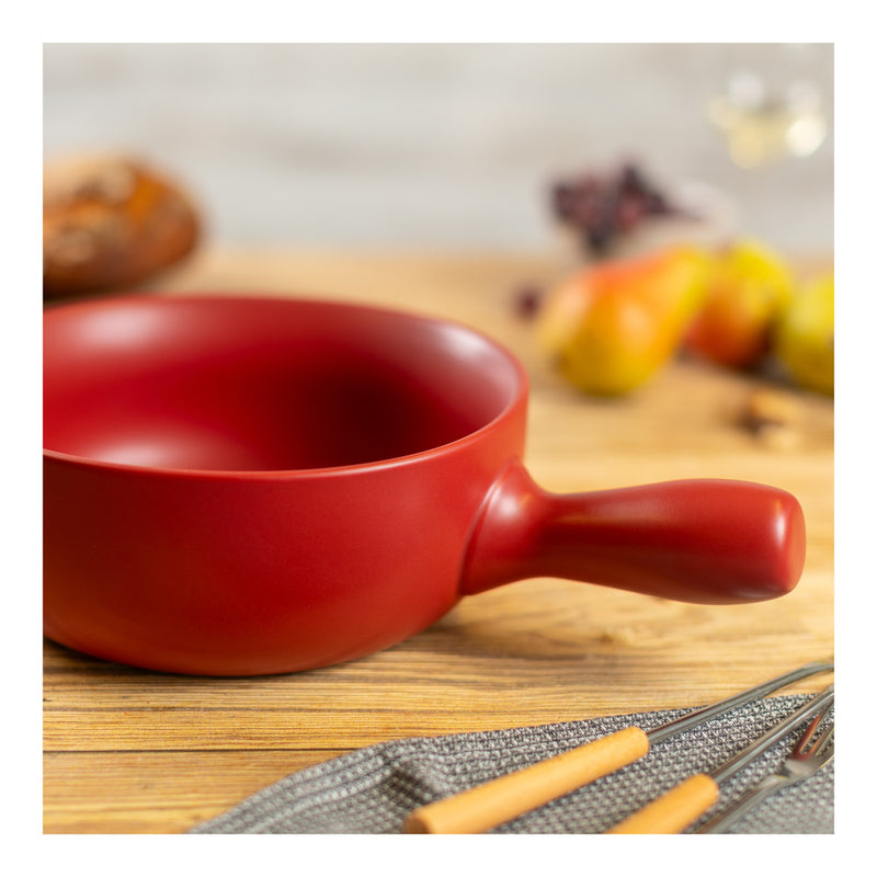 Kuhn Rikon Caquelon Classic red matt Ø 23 cm