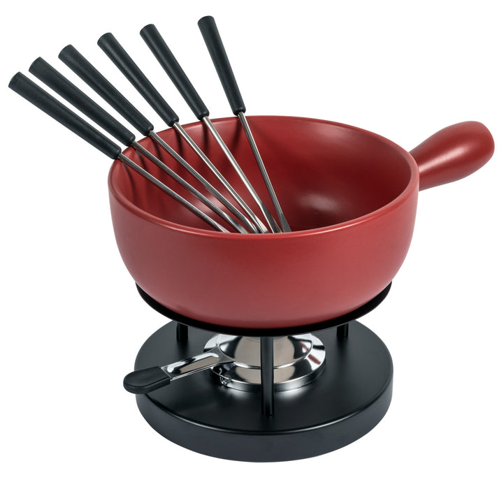 Kuhn Rikon Cheese Fondue Set Classic red Ø 23 cm