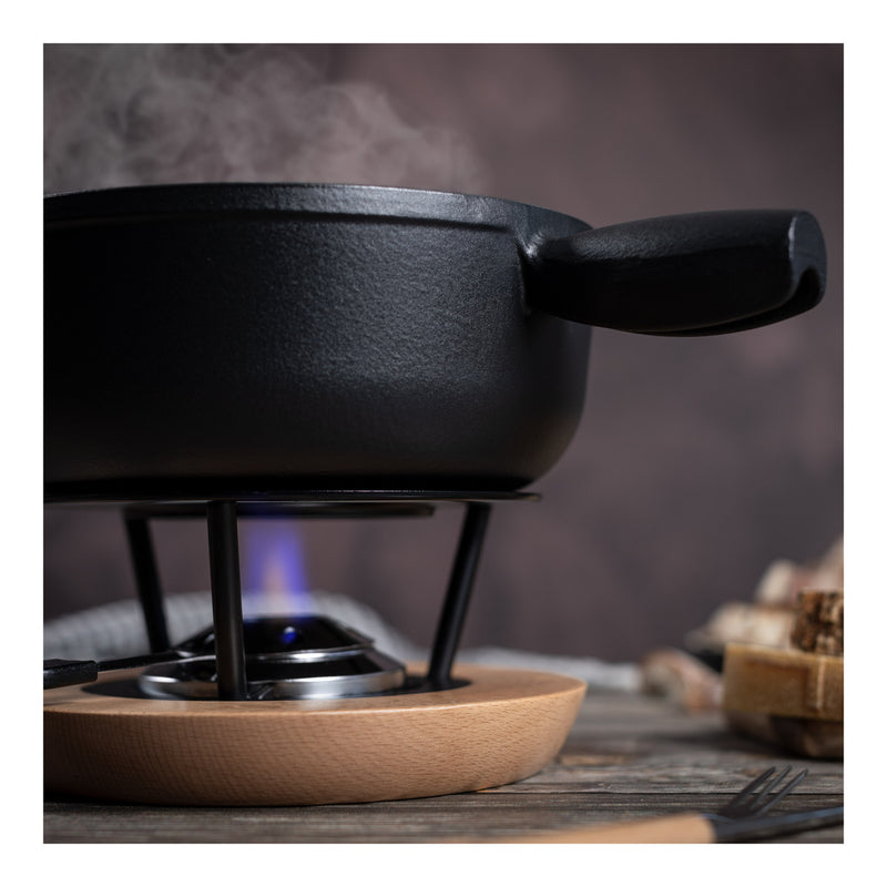 Kuhn Rikon Caquelon Induction Cast Iron Black Matt Ø 24 cm