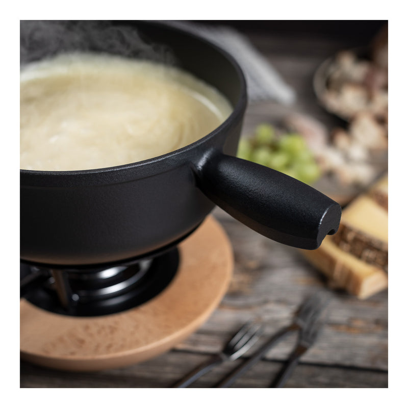 Kuhn Rikon Caquelon Induction Cast Iron Black Matt Ø 24 cm