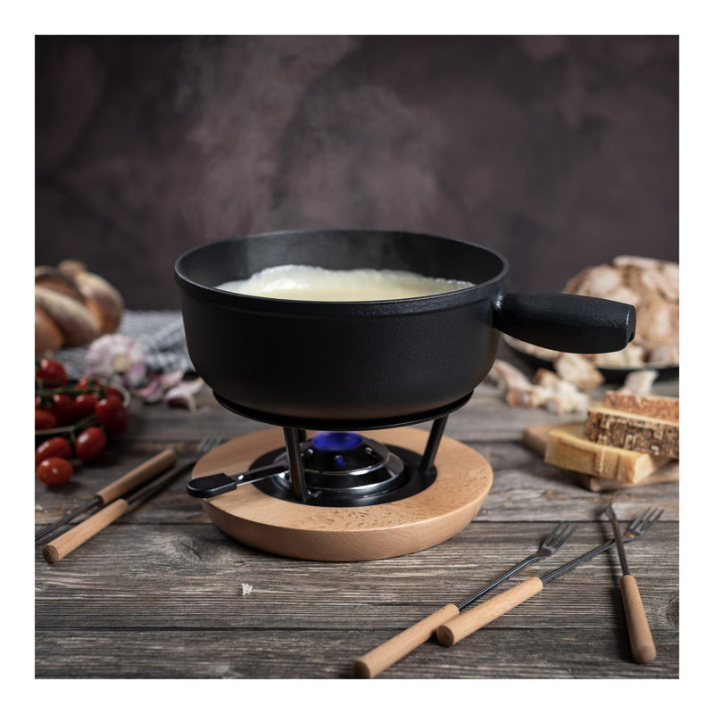 Kuhn Rikon Caquelon Induction Cast Iron Black Matt Ø 24 cm