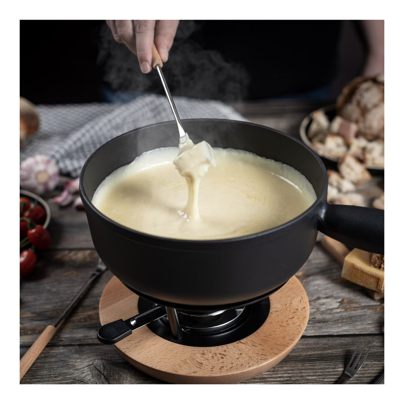 Kuhn Rikon Caquelon Induction Cast Iron Black Matt Ø 24 cm