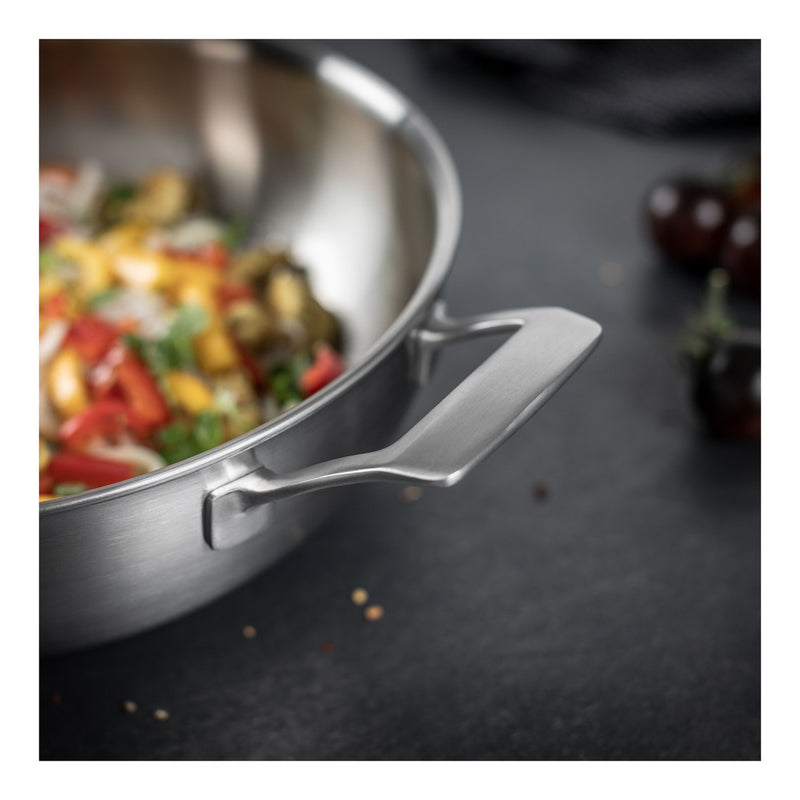 Kuhn Rikon Culinary Fiveply Wok mit Deckel 28cm