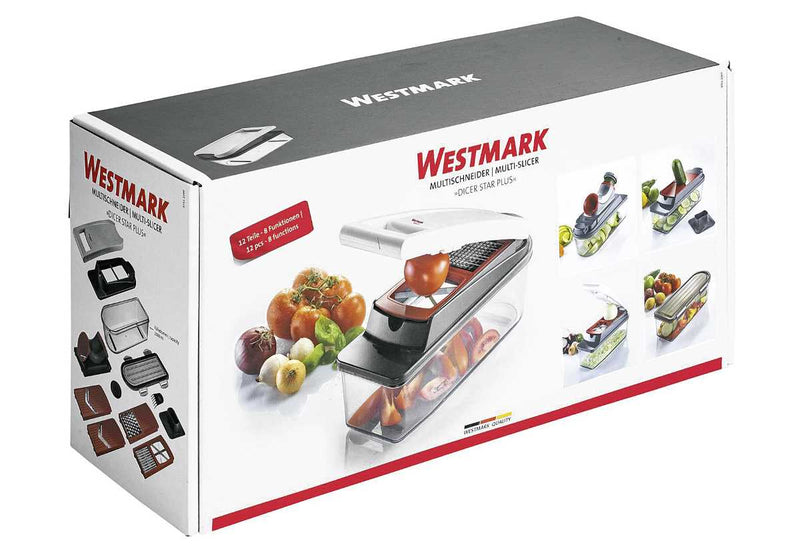 Westmark Dicer Star Plus - 12-in-1 Multi-Schneider für Gemüse und Obst