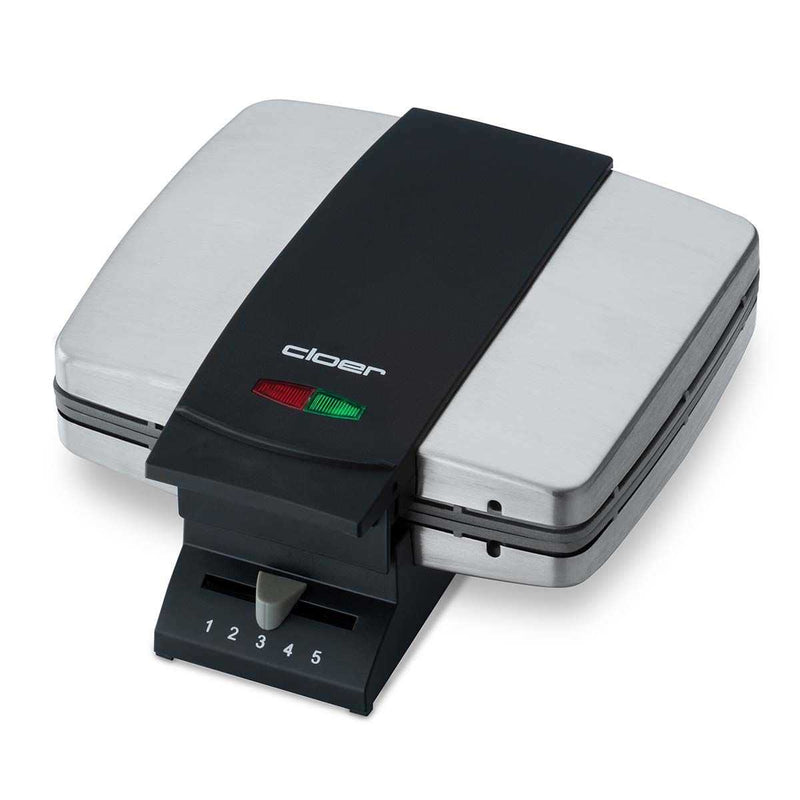 Cloer Waffelautomat 1445 930Watt schwarz/Edelstahl