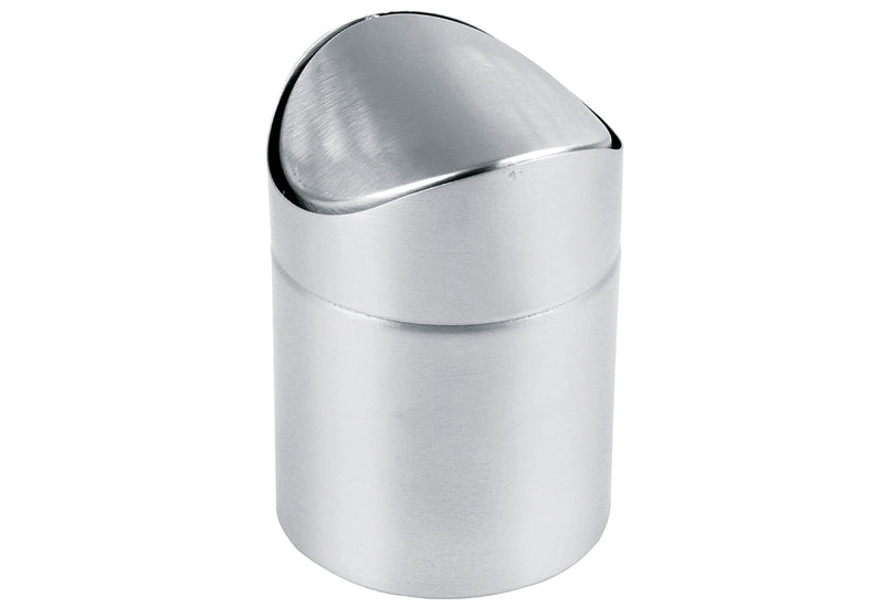CHG table waste bin with stainless steel swing lid