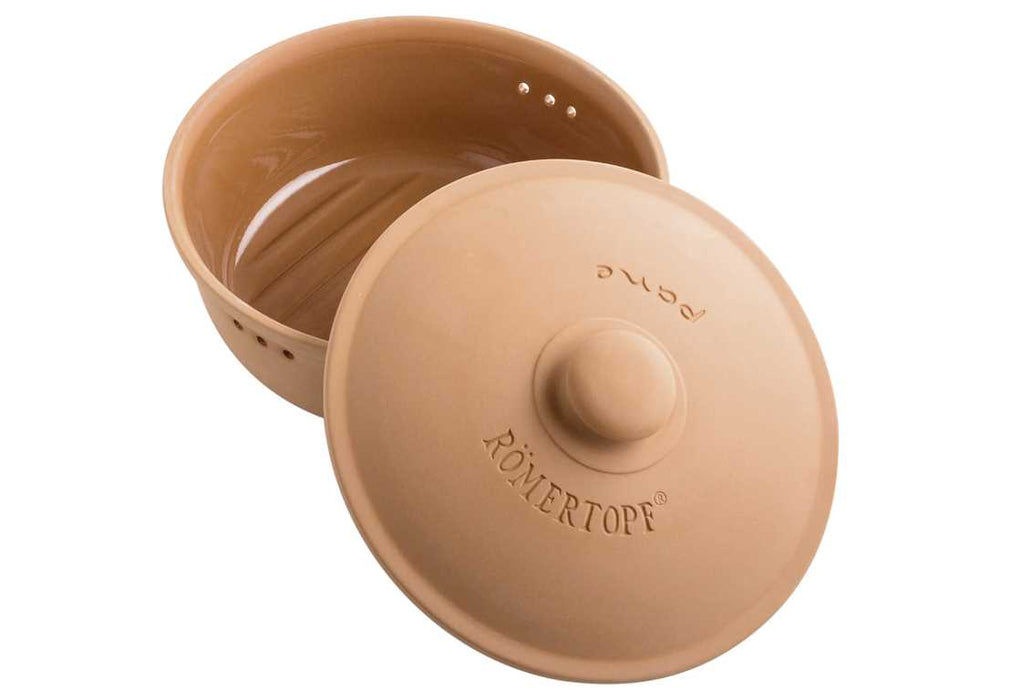 Römertopf Brottopf rund terracotta