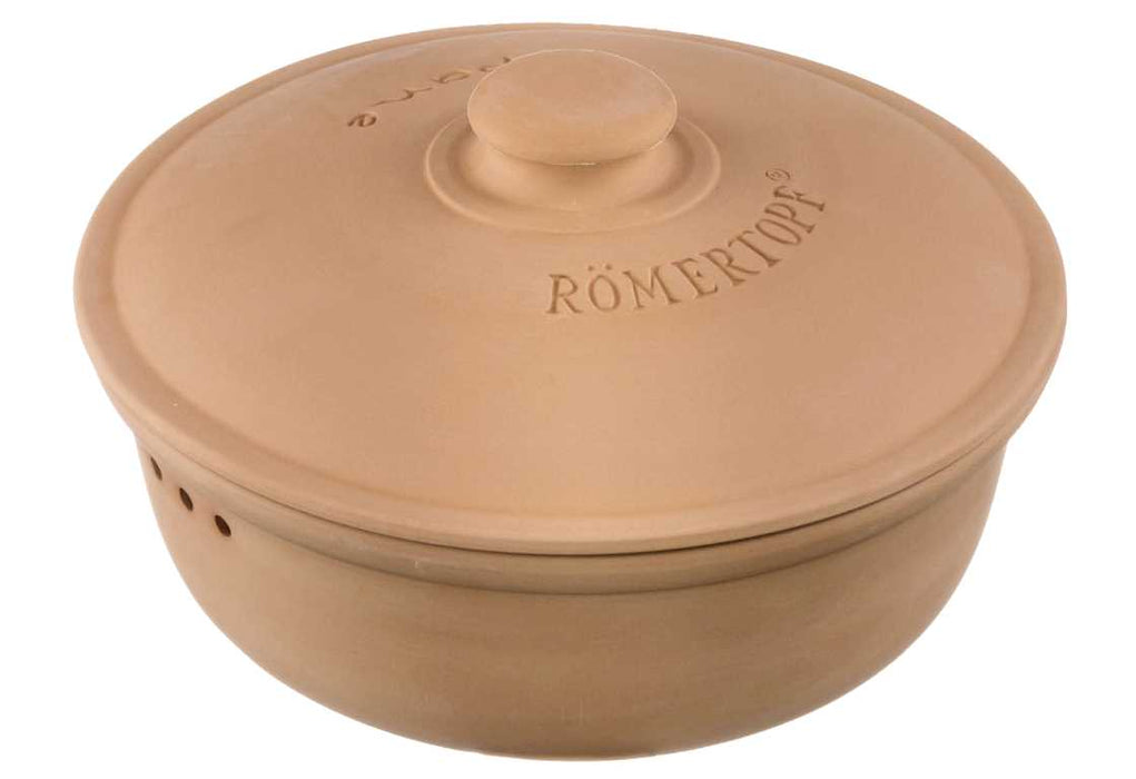 Römertopf Brottopf rund terracotta