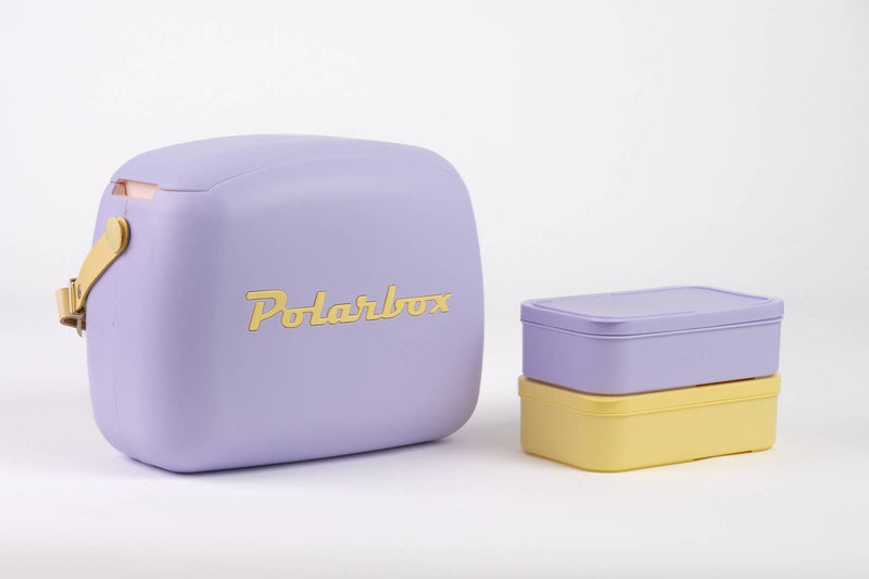 Polarbox Kühlbox Pop 6L Retro-Design mit Lunchboxen