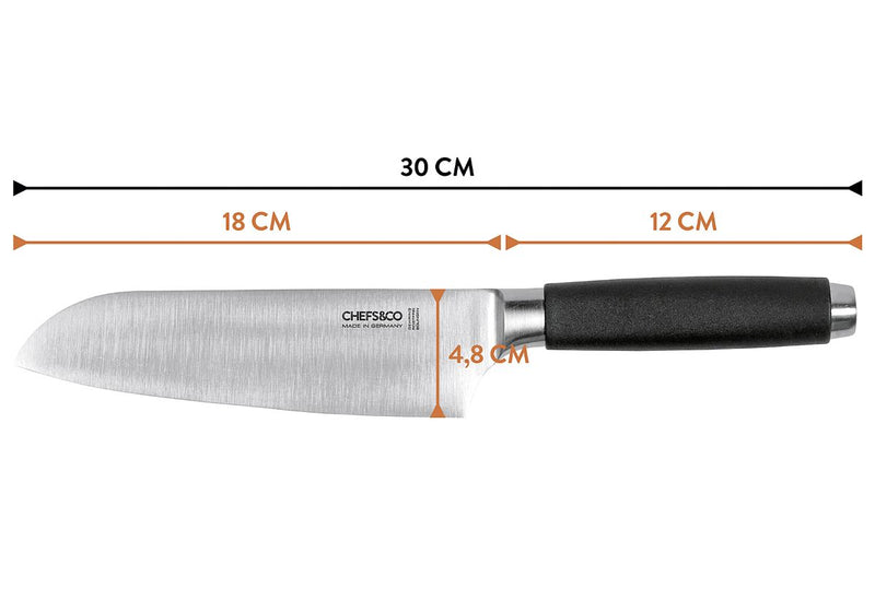 Chefs & Co Profi Line Santokumesser 18cm