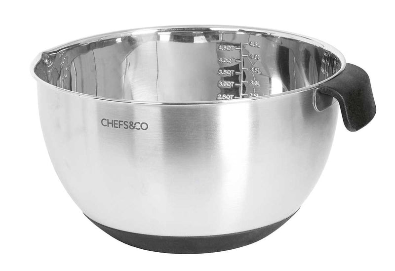 Chefs & Co Excellence Plus Edelstahl-Küchenschüssel —