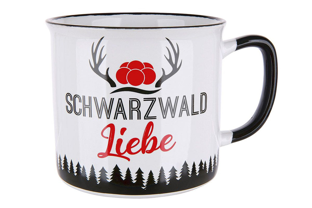 Gilde Keramik Becher "Schwarzwald Liebe" Geweih