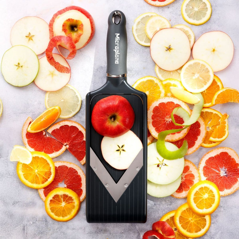 Microplane V-Hobel PureCut Dark Grey