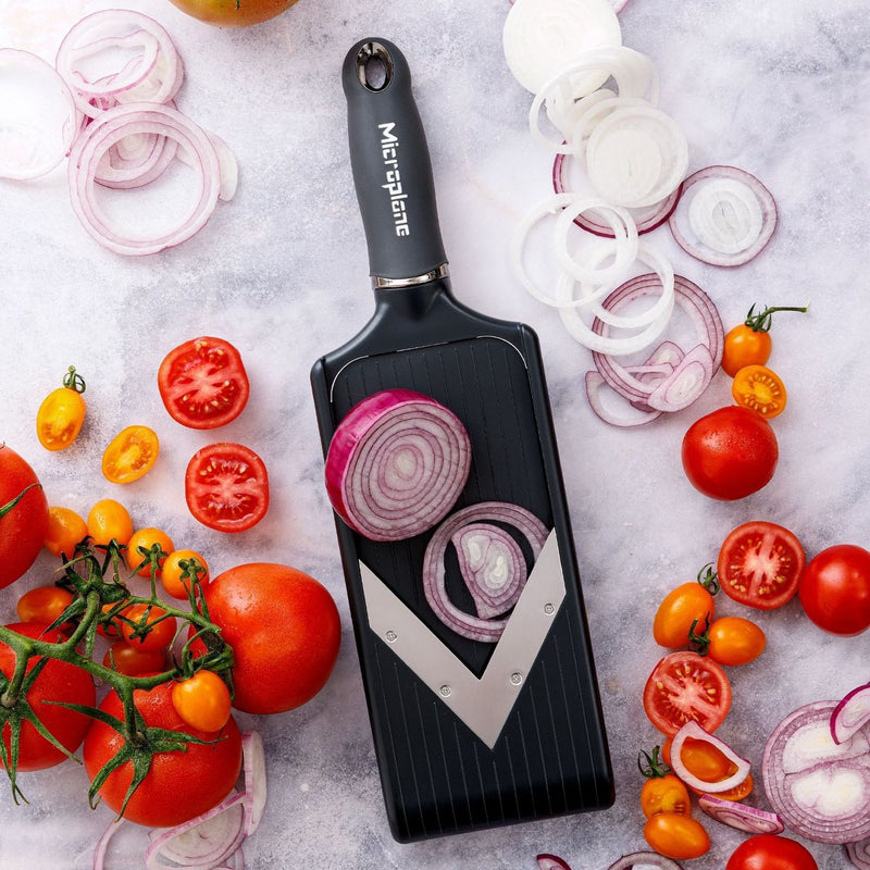 Microplane V-Hobel PureCut Dark Grey