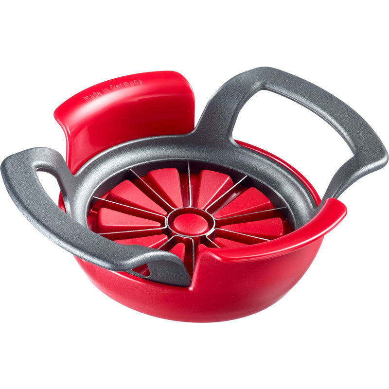 Westmark Apfel- und Birnenteiler mit Schneidteller Divisorex-Spezial Black Edition