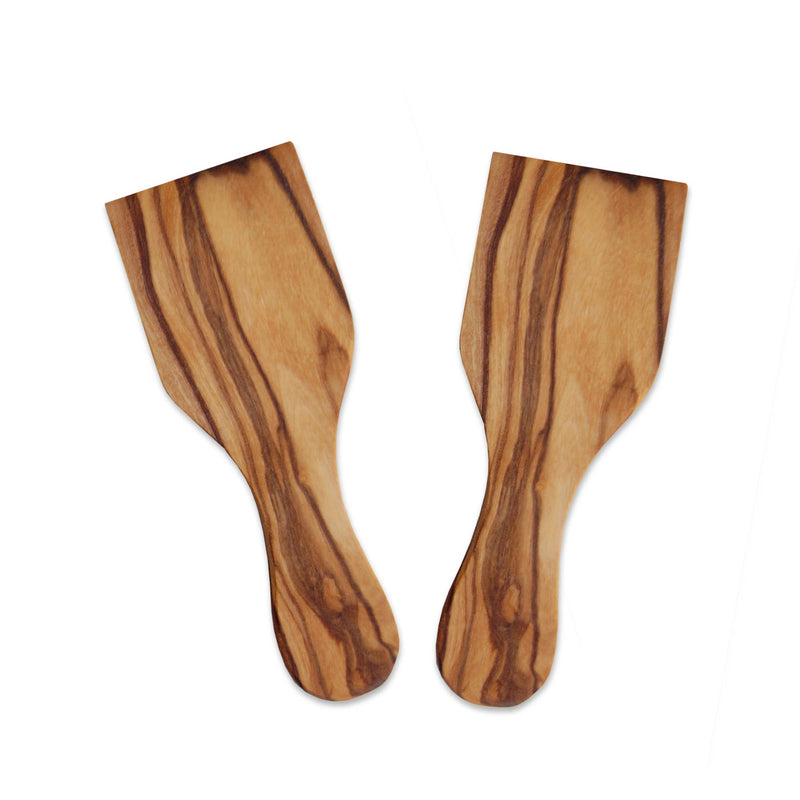 Raclette-Spachtel aus Olivenholz 13cm - Handgefertigt