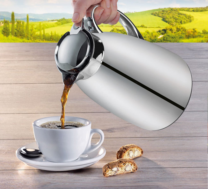 Cilio Isolierkanne VENEZIA 1L mit Glaseinsatz