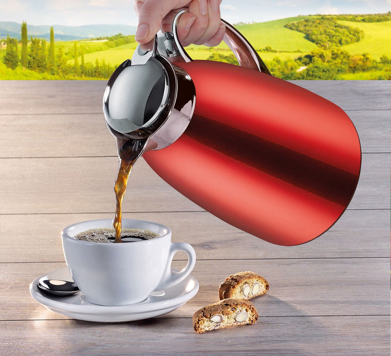 Cilio Isolierkanne VENEZIA 1L mit Glaseinsatz