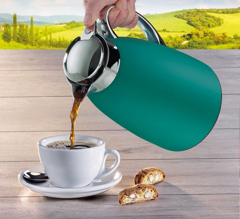 Cilio Isolierkanne VENEZIA 1L mit Glaseinsatz