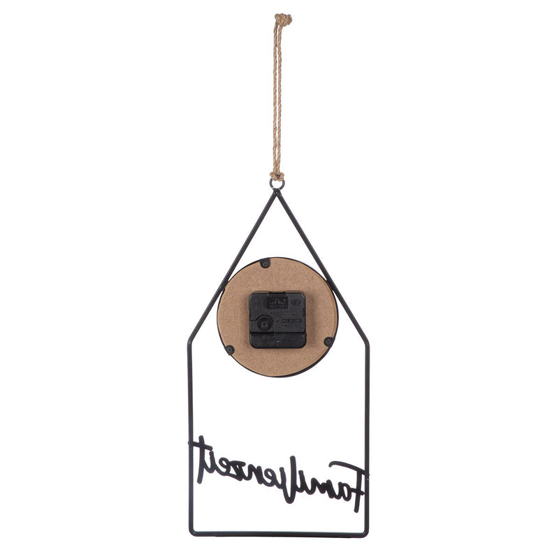 Gilde Wall Clock House "Time" Metal 36cm