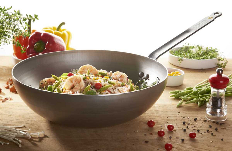 de Buyer Eisen konischer Wok Mineral B