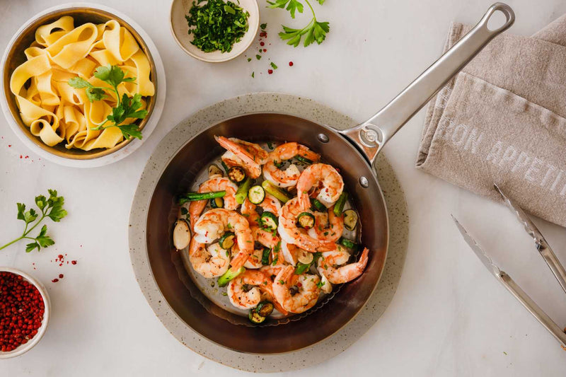 de Buyer Eisenpfanne Mineral B Pro mit Edelstahlgriff