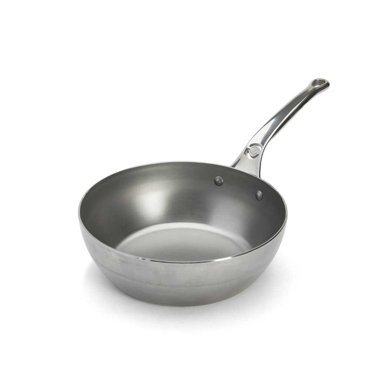 de Buyer Eisenpfanne/Sauteuse Mineral B Pro mit Edelstahlgriff 24cm