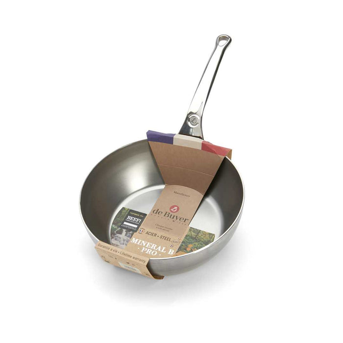 de Buyer iron pan/sauté pan Mineral B Pro with stainless steel handle 24cm