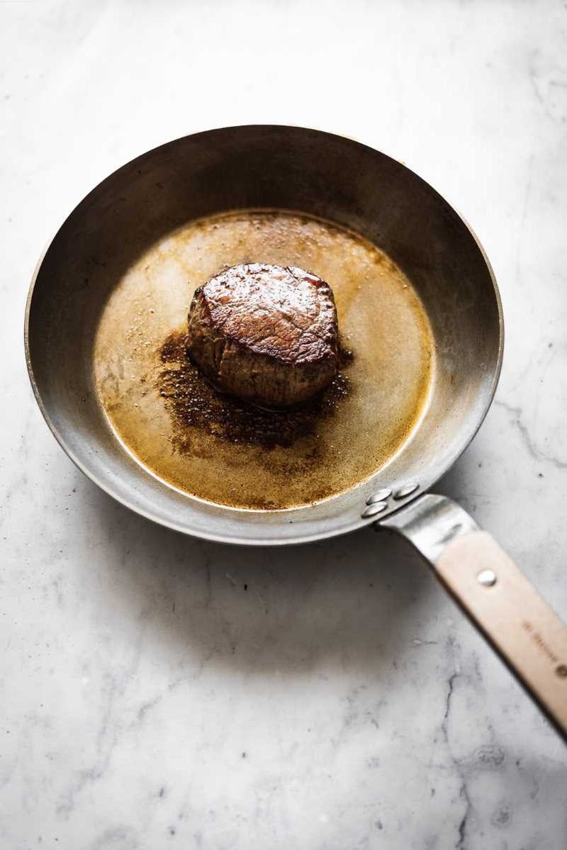 de Buyer Eisenpfanne Mineral Bois mit Holzgriff