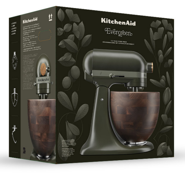 KitchenAid Artisan Evergreen 4.7 L Stand Mixer 5KSM180WSEEG