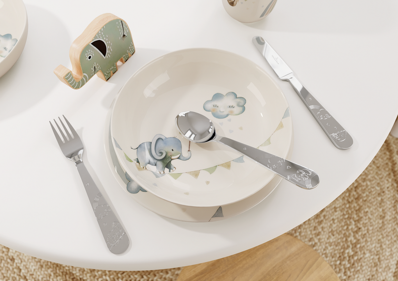 Villeroy und Boch Walk like an Elephant Kinderbesteck 4tlg